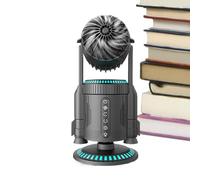 Petit Ventilateur de Bureau | Ventilateur de Bureau Portable Électrique | Rotation Silencieuse pour Circulation d'Air Maison École Dortoir Jours Chauds