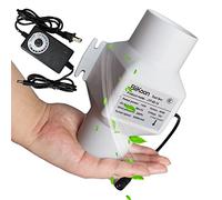 Petit Ventilateur De Conduit En Ligne 12V 2,36 Pouces 60Mm Booster D'échappement De Ventilation 14W 58 Cfm Extracteur D'admission For Filtre À Charbon Grow Tent Room ( Color : Adjustable Speed , Size