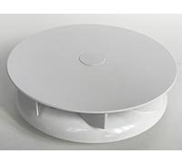 Petit ventilateur de fourgon rotatif à profil bas pour caravane de bus van blanc