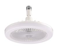 Petit ventilateur de plafond LED intelligent avec télécommande, design moderne, idéal pour la chambre, 25 cm