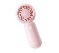 Petit ventilateur de refroidissement avec flux d'air puissants, batterie rechargeable, design sûr, 4 vitesses réglables pour intérieur et extérieur, ventilateur portable à vitesse rapide