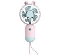 Petit Ventilateur de Refroidissement Portable, USB 3 Vitesses réglables, Ventilateur portatif, Mini Ventilateur portatif, Ventilateur de Poche pour l'extérieur, Les Voyages, Le Bureau, la Maison