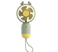 Petit Ventilateur de Refroidissement Portable, USB 3 Vitesses réglables, Ventilateur portatif, Mini Ventilateur portatif, Ventilateur de Poche pour l'extérieur, Les Voyages, Le Bureau, la Maison