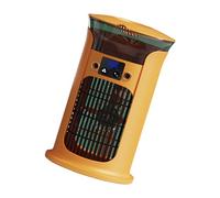 Petit ventilateur de refroidissement portable USB avec 3 vitesses et 7 lumières LED pour bureau, chambre à coucher, dortoir, machine de refroidissement à air
