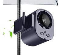 Petit ventilateur de refroidissement - Taille standard silencieux, écran LED portable, petit ventilateur de refroidissement portable, ventilateur de ceinture personnel, chemise mains libres | Mini