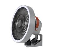 Petit ventilateur de table silencieux avec télécommande 4000 mA | Ventilateur mural silencieux pour maison, salon, chambre à coucher, voyage, camping, randonnée, voiture, dortoir, camping-car