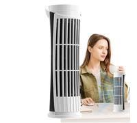 Petit Ventilateur De Tour | Souleur À Air USB Rechargeable - Petite Tour À LED Sans Lame Pour Chambre À Coucher De Bureau Combine Un Chemin De Flux D'air Optimisé Avec La Technologie Des Feuilles