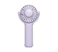 Petit ventilateur de voyage de bureau 1200 mAh - Texture ABS - Pour bureau, bibliothèque et salle de classe - Tendance - Pour filles