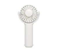 Petit ventilateur de voyage de bureau 1200 mAh - Texture ABS - Pour bureau, bibliothèque et salle de classe - Tendance - Pour filles