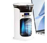Petit Ventilateur Portable,Accessoire De Ventilation Pour Petits Espaces | Ventilateur USB Silencieux avec LED pour Intérieur Extérieur Camping Garage