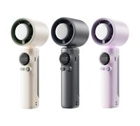 Petit ventilateur portable, rechargeable, appareil de refroidissement portable, moteur à flux d'air puissant, batterie alimentée par USB pour la plage, les croisières, l'été, le camping, les vacances