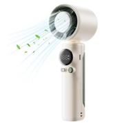 Petit ventilateur portable, rechargeable, appareil de refroidissement portable, moteur à flux d'air puissant, batterie alimentée par USB pour la plage, les croisières, l'été, le camping, les vacances