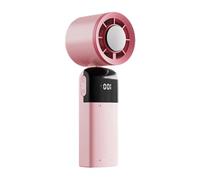 Petit ventilateur portable rechargeable par USB, silencieux, réglage de 100 vitesses, refroidissement pour voyage, bureau, maison, cadeau d'anniversaire portable