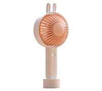 Petit Ventilateur Portable, Ventilateur de Poche et de Bureau, Ventilateur de Refroidissement USB avec 3 Vitesses réglables, 6/48 Heures de Travail, Petit Ventilateur pour l'école, Fort Flux