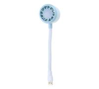 Petit ventilateur USB avec lumière LED 5 V 1,2 A pour alimentation mobile ordinateur de voyage silencieux pour tout port USB ventilateur silencieux
