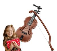 Petit violon - Mini ABS 8x3cm 7g Instrument de Musique Réaliste Poli Design Artisanat Décoration Cadeau pour Mini Maison de Maison Décoration Maison Présentoir de Collection