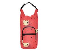 Petit visage de chameau rouge pour la marche - Sac de transport fonctionnel pour bouteille d'eau - Convient aux bouteilles de 50/61/81/1,2 l, Tiny Camel Face Rouge, 1 size, Claasic