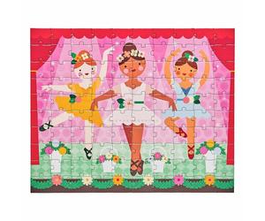 Petitcollage Double Face Puzzle 2in1 Ballerines