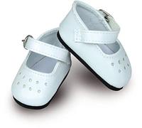 Petitcollin - 603902 - Poupée - Chaussures à Bride - Blanc - Taille 39 / 40 cm
