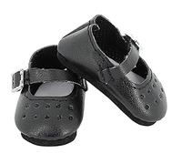 Petitcollin - Chaussures à Bride Coloris Noir pour poupée MINOUCHE Taille 34 cm - Accessoires Poupée pour Enfant - 603406