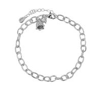 Petite 4 Bracelet Largeur Anneaux Charm Bracelet For Little Girls & Preteen Plain Bracelets For Young Girls To Allow Them To Charms Fabulous Jewelry For Rose Bracelet Homme Mamie (Silver, One Size)