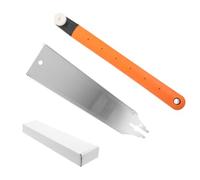 Petite à Dents Face Scie Double Tirer Fines à Bois | Travail du Bois, Usage Maison et Coupe de Souches, Acier au Carbone et Pp, Compacte et Portable