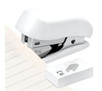 Petite agrafeuse avec agrafe, mini agrafeuse de bureau mignonne avec agrafe, outil de reliure de papier portable pour bureau, école, salle de classe, studio, voyage en plein air