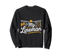 Petite Amie du Joueur de Ligne Épouse de Ligne Sweatshirt
