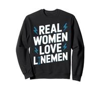 Petite Amie du Joueur de Ligne Épouse de Ligne Sweatshirt