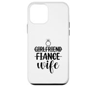 Petite Amie, fiancée, épouse, Couple Assorti Nouveau marié 2025 Coque pour iPhone 12 Mini
