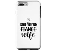 Petite Amie, fiancée, épouse, Couple Assorti Nouveau marié 2025 Coque pour iPhone 7 Plus/8 Plus