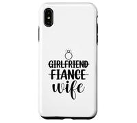 Petite Amie, fiancée, épouse, Couple Assorti Nouveau marié 2025 Coque pour iPhone XS Max