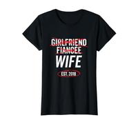 Petite Amie, fiancée, épouse, Est 2018, Mariage, Couple T-Shirt Graphique avec Valeur
