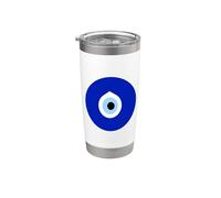 Petite amulette Nazar mauvais œil turc persan arabe grecque Gobelet isotherme en acier inoxydable double paroi