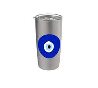 Petite amulette Nazar mauvais œil turc persan arabe grecque Gobelet isotherme en acier inoxydable double paroi