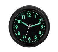 Petite Analogique Lumineuse - De Tableau De Bord Automobile À Quartz, Design Compact Et Autocollant | Mini Horloges De Remplacement Durables, Accessoire D'intérieur Élégant Avec Suppor