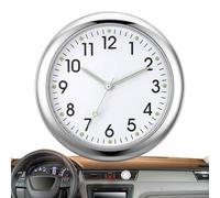 Petite Analogique Lumineuse - De Tableau De Bord Automobile À Quartz, Design Compact Et Autocollant | Mini Horloges De Remplacement Durables, Accessoire D'intérieur Élégant Avec Suppor
