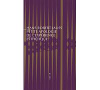 Petite apologie de l'expérience esthétique - Hans Robert Jauss - Allia - broché - Essai