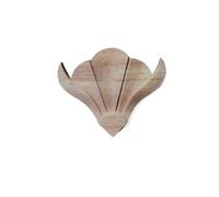 Petite applique ronde de sculpture sur bois | Figurines moulées, décalcomanies, articles de décoration for la maison, meubles, artisanat de fleurs(H-10.5cmX10.5cm)
