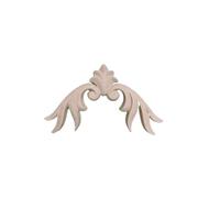 Petite applique ronde de sculpture sur bois | Figurines moulées, décalcomanies, articles de décoration for la maison, meubles, artisanat de fleurs(G-9.5cmX9.5cm)