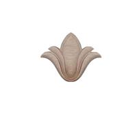 Petite applique ronde de sculpture sur bois | Figurines moulées, décalcomanies, articles de décoration for la maison, meubles, artisanat de fleurs(F-8cmX9.5cm)