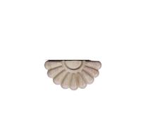 Petite applique ronde de sculpture sur bois | Figurines moulées, décalcomanies, articles de décoration for la maison, meubles, artisanat de fleurs(D-10cm)