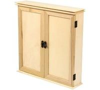 Petite armoire 24 tiroirs 30,2 x 7,2 x 30,3 cm bois - rayher Beige G