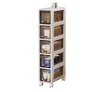 Petite armoire de rangement for salle de bain, meuble de rangement, meuble de salle de bain sur pied avec tiroirs et poignées innovantes, chariot de rangement fin for salle de bain, chambre, salon (ta
