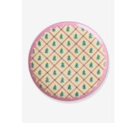 Petite assiette à tarte en mélamine DIAMOND CHRISTMAS TREE rice beige TU