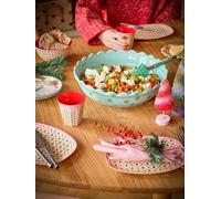 Petite assiette en mélamine DIAMOND CHRISTMAS TREE rice, rectangulaire beige TU