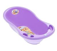 Petite baignoire pour bébé fille garçon Safari animaux + thermomètre Violet 86 cm