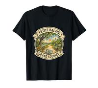 Petite Balade, Grand Sourire Badge Rétro T-Shirt