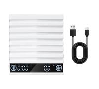 Petite Balance À Café - Capteur De Haute Précision, Minuterie Numérique Intégrée, Rétroéclairage LED | Outil De Mesure Rechargeable, Balances Précises Portables Pour Le Brassage De Poudre De Grains De