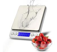 Petite balance de cuisine numérique pour la pâtisserie, balance de précision en grammes et en onces pour les bijoux, 3 kg / 6,6 lb, balance portative à piles avec plateau pour les aliments, la cuisson